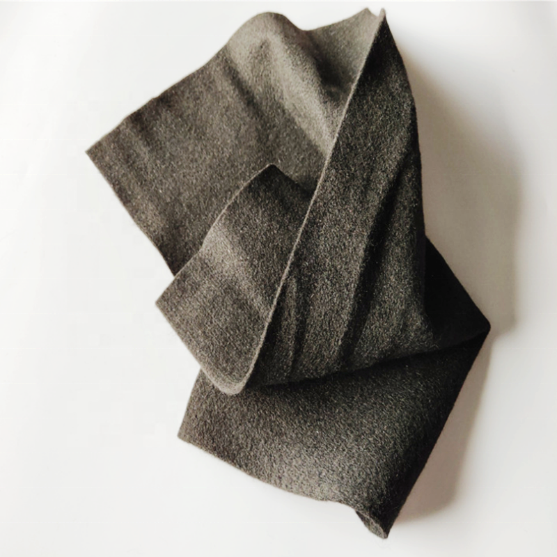 Rolled Activated Carbon Fiber Felt Carbon Fabrics 160-200gsm Black Needled Felt Material For Electronic Industry And Energy Area