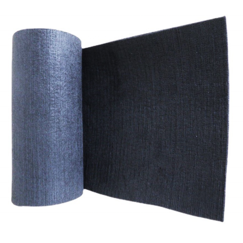 Rolled Activated Carbon Fiber Felt Carbon Fabrics 160-200gsm Black Needled Felt Material For Electronic Industry And Energy Area