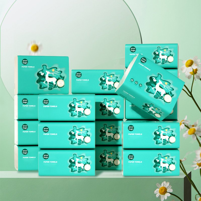 Free Sample Customized 3-4 Ply Soft Pack Facial Tissue Paper Wholesale Virgin Wood Pulp Facial Tissue