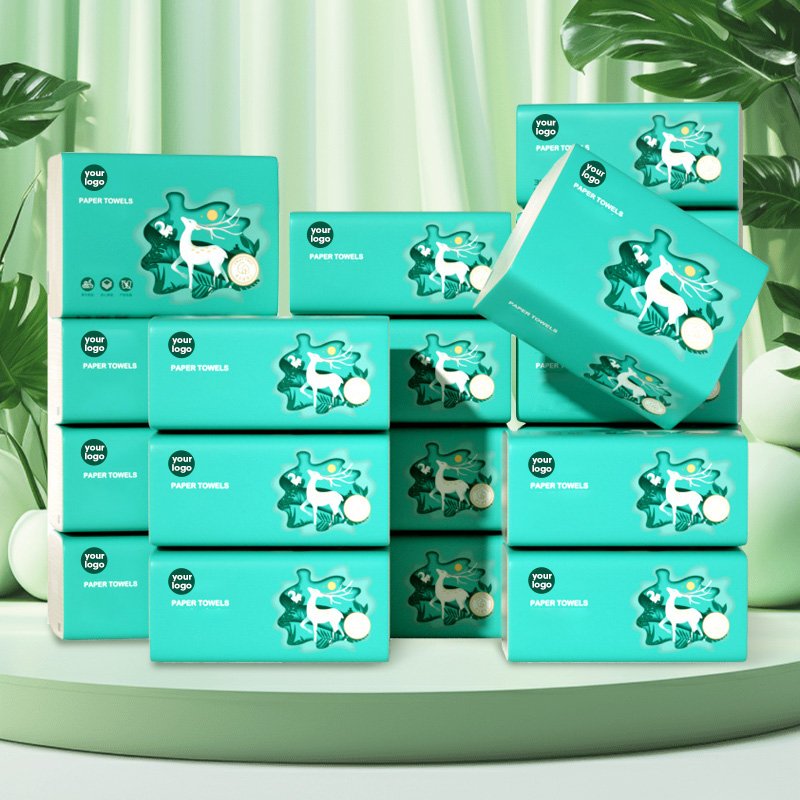 Free Sample Customized 3-4 Ply Soft Pack Facial Tissue Paper Wholesale Virgin Wood Pulp Facial Tissue