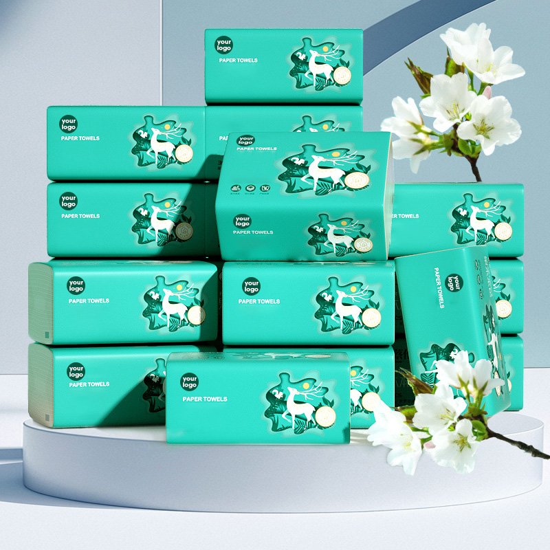 Free Sample Customized 3-4 Ply Soft Pack Facial Tissue Paper Wholesale Virgin Wood Pulp Facial Tissue