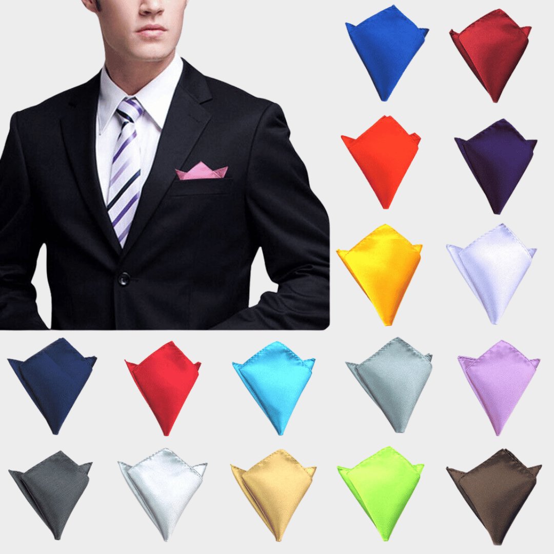 Classic Handkerchiefs for Men's Pocket Square Use