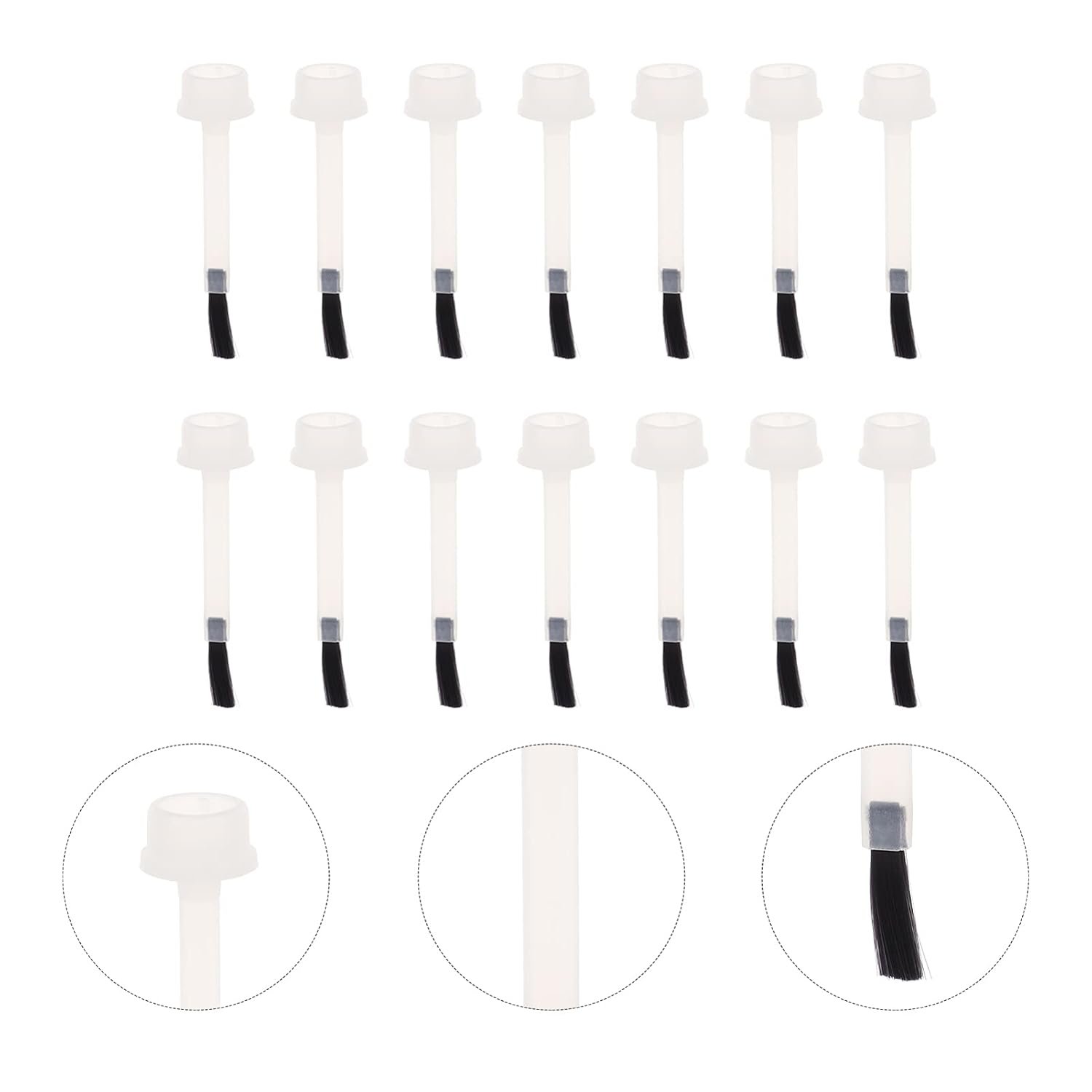 Customized Gel Nail Brush Dupont Double Sided Nail Art Brush Nail Polish Flat Brushes