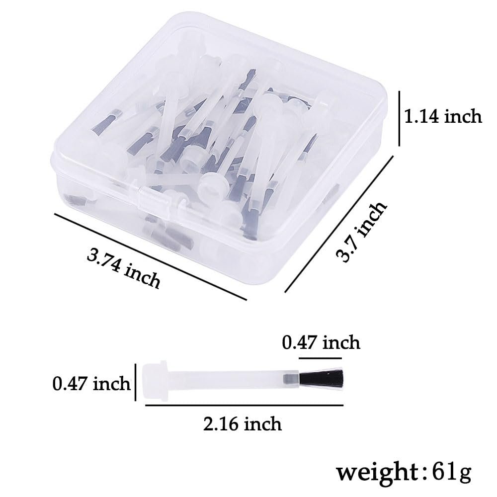 Customized Gel Nail Brush Dupont Double Sided Nail Art Brush Nail Polish Flat Brushes