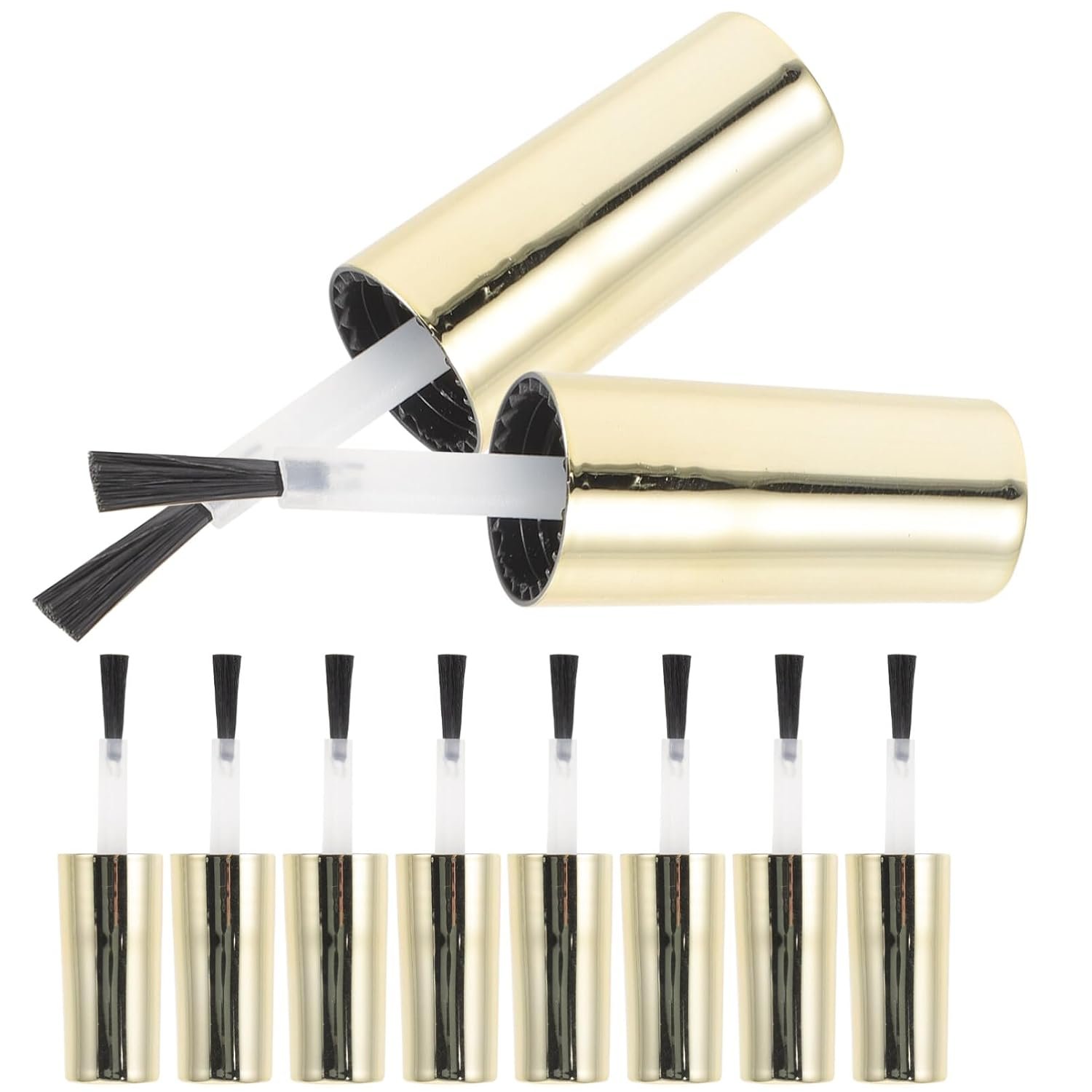 Customized Gel Nail Brush Dupont Double Sided Nail Art Brush Nail Polish Flat Brushes