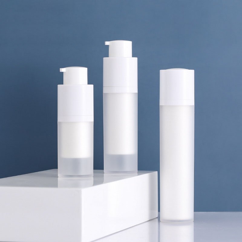 15/30/50ML Lotion Dispenser Bottle Frosted Vacuum Bottle Sunscreen Isolation Foundation Bottle