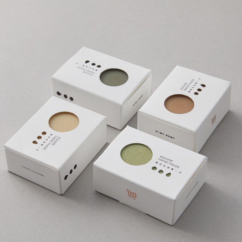 eco custom logo art paper flower bar soap packaging paper gift box