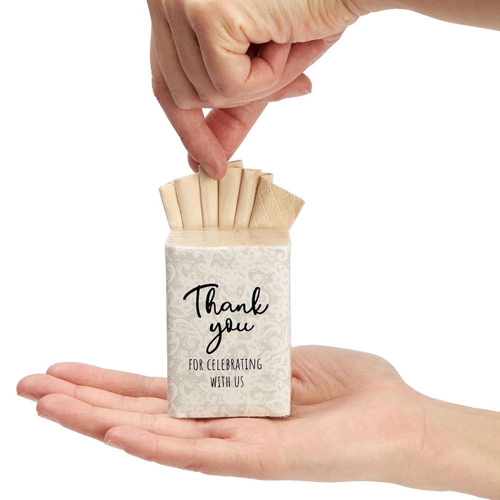 Lingyi Custom Virgin Wood Facial Paper Wholesale Mini Pocket Handkerchief Small Facial Tissue for Travel Or Outdoor Use