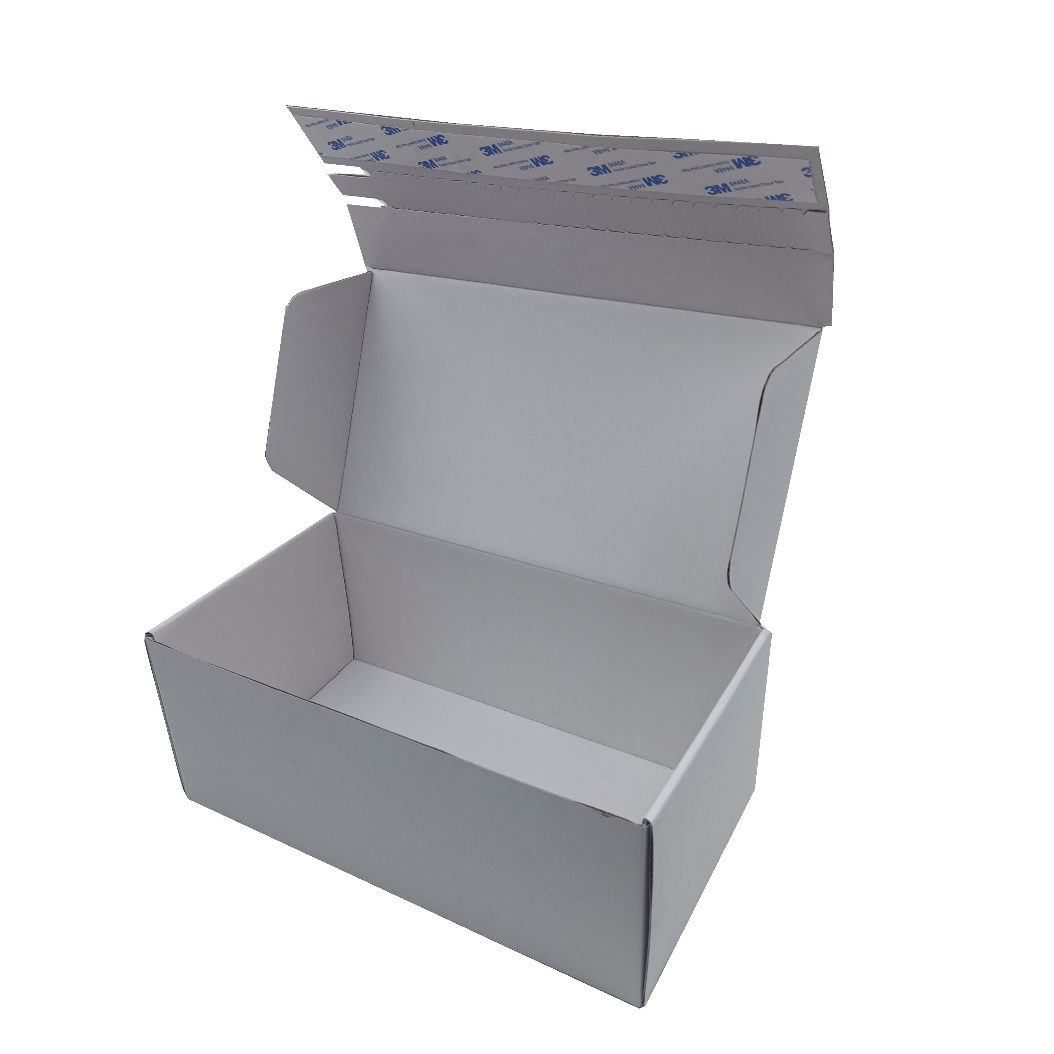 Hot Sale Corrugated Cardboard Paper Packaging Tear Strip Printed Self Sealing Mailer Shipping Gift Box