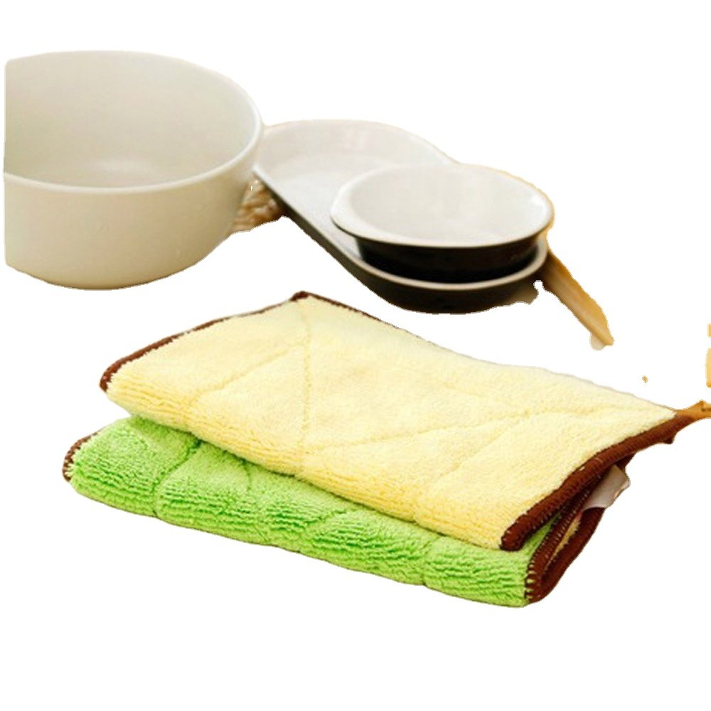 Kitchen accessories handkerchief Mixed Color Microfiber Car Cleaning Towel Multipurpose Kitchen Washing Polishing Cloth Rags