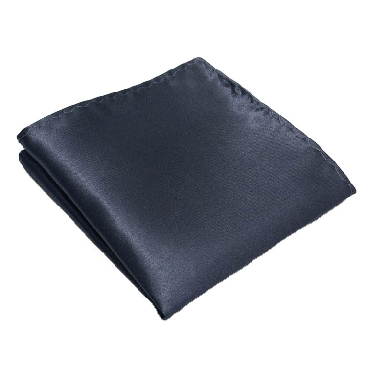 Assorted Solid Color satin silk Bandana Holder Wedding Party Decoration Men Pocket Square Handkerchief