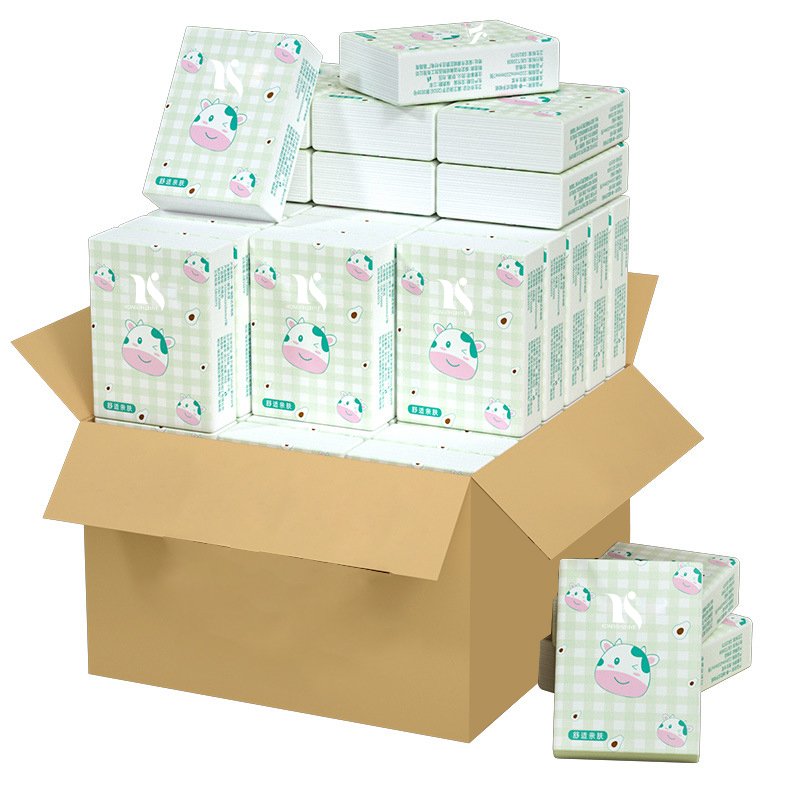 6 Pack Cartoon Design Virgin Wood Pulp Mini Pocket Tissue Factory Direct Sale White Soft Handkerchief Paper