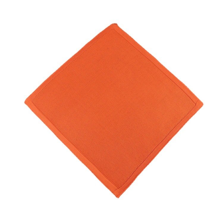Men Weddings Suits Accessory Fashion Plain Handkerchiefs High Quality Solid Color Knit Pocket Squares