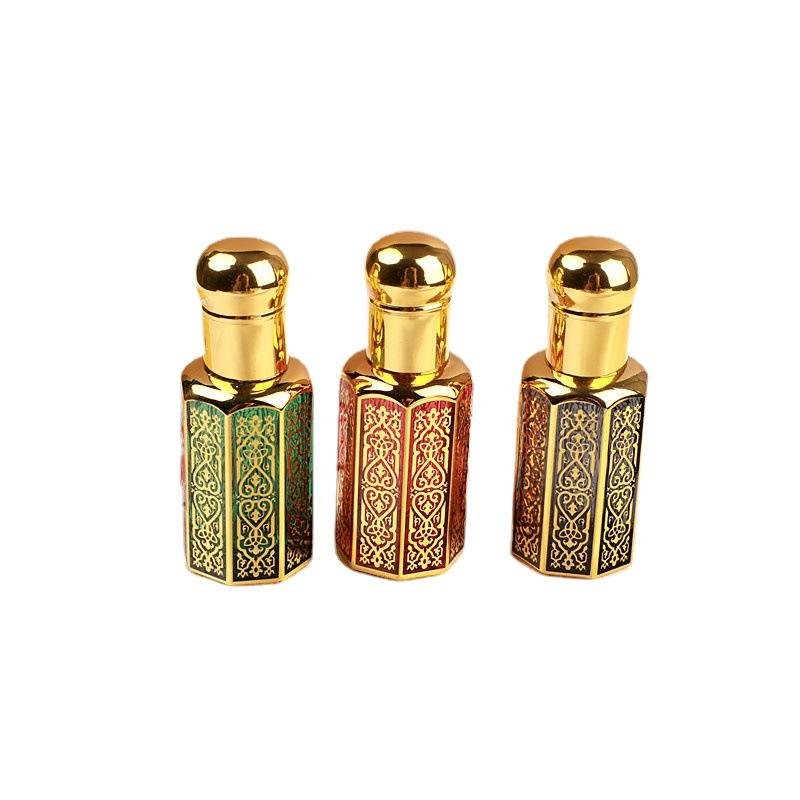 Fancy 1ml Empty Crystal Oud Essential Oil Bottle Attar With Glass Stick