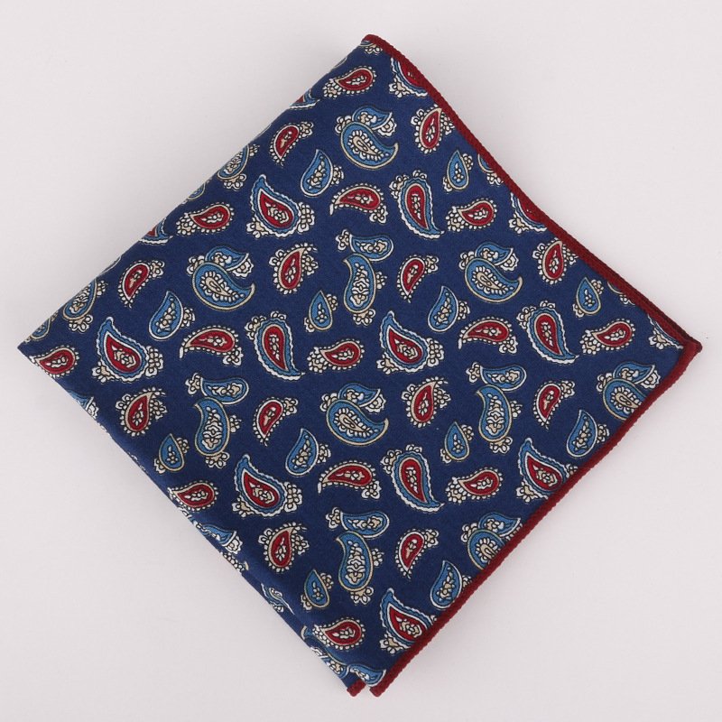 New Design Mens 25*25CM Chest Handkerchief for Wedding Mens Suit Pattern Hanky Pocket Square