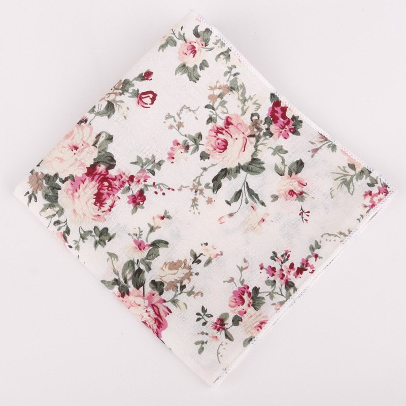 New Design Mens 25*25CM Chest Handkerchief for Wedding Mens Suit Pattern Hanky Pocket Square