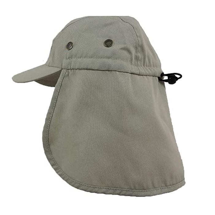 Outdoor Mountaineering Sun Protection Removable Neck Flap Cover Cap Outdoor Fishing Cycling hats