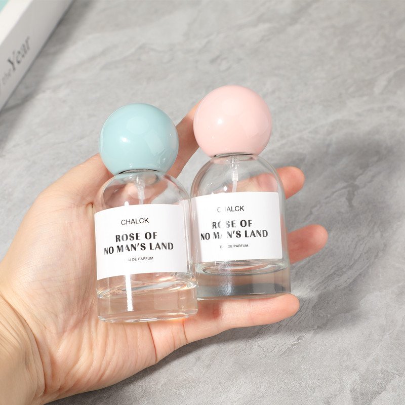 30ml 50ml Round Empty Luxury Gold Cap Parfum Packaging Bottle Spray Atomizer Glass Perfume Bottle