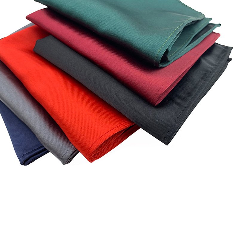 Wholesale Pure Color 100% Silk Polyester Men Tie And Pocket Squares Pocket Squares For Men