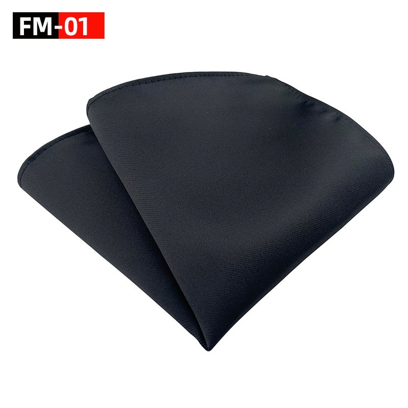 Wholesale Pure Color 100% Silk Polyester Men Tie And Pocket Squares Pocket Squares For Men