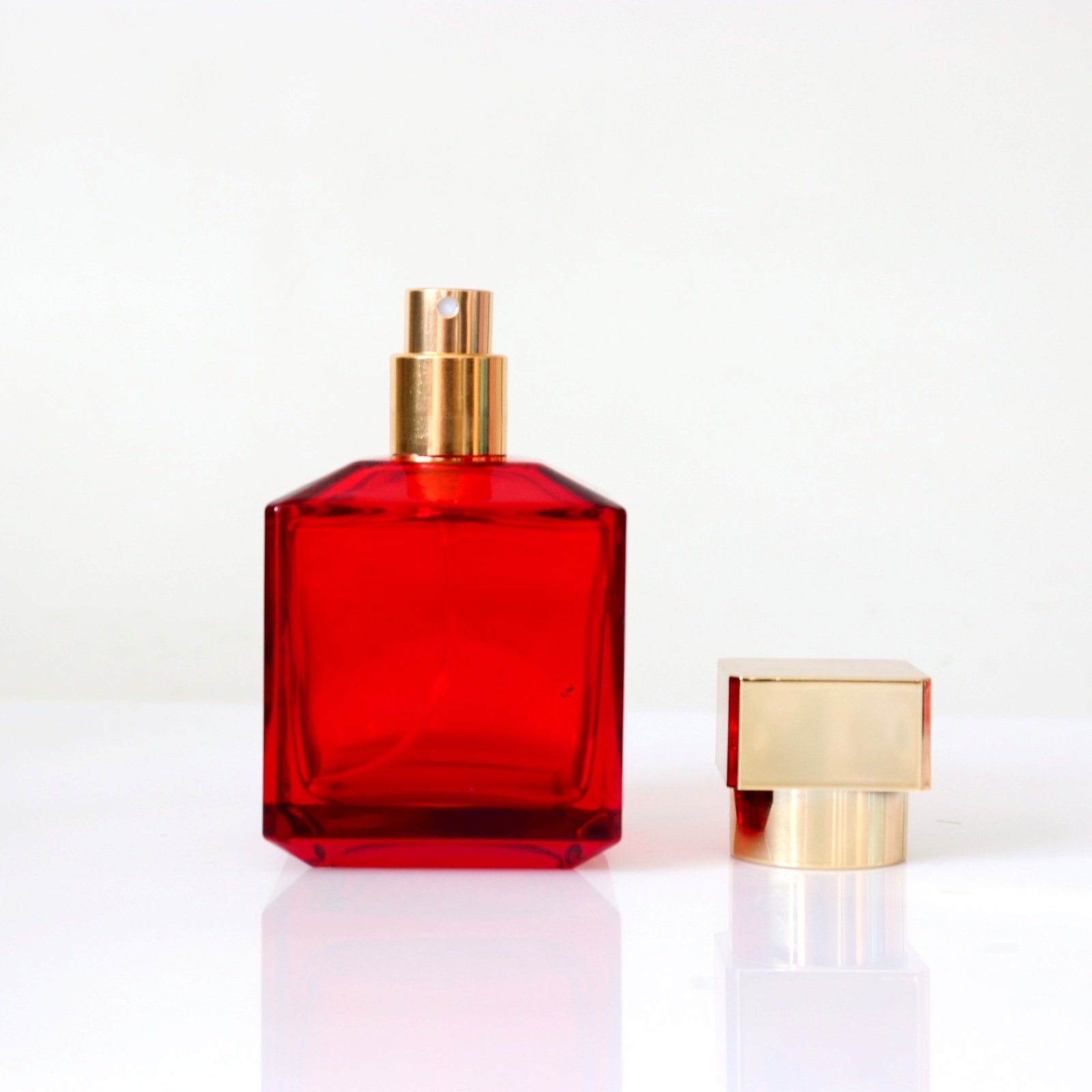 30ml 50ml Square gradient black perfume spray bottle Unique perfume bottle luxury empty high quality glass perfume bottles