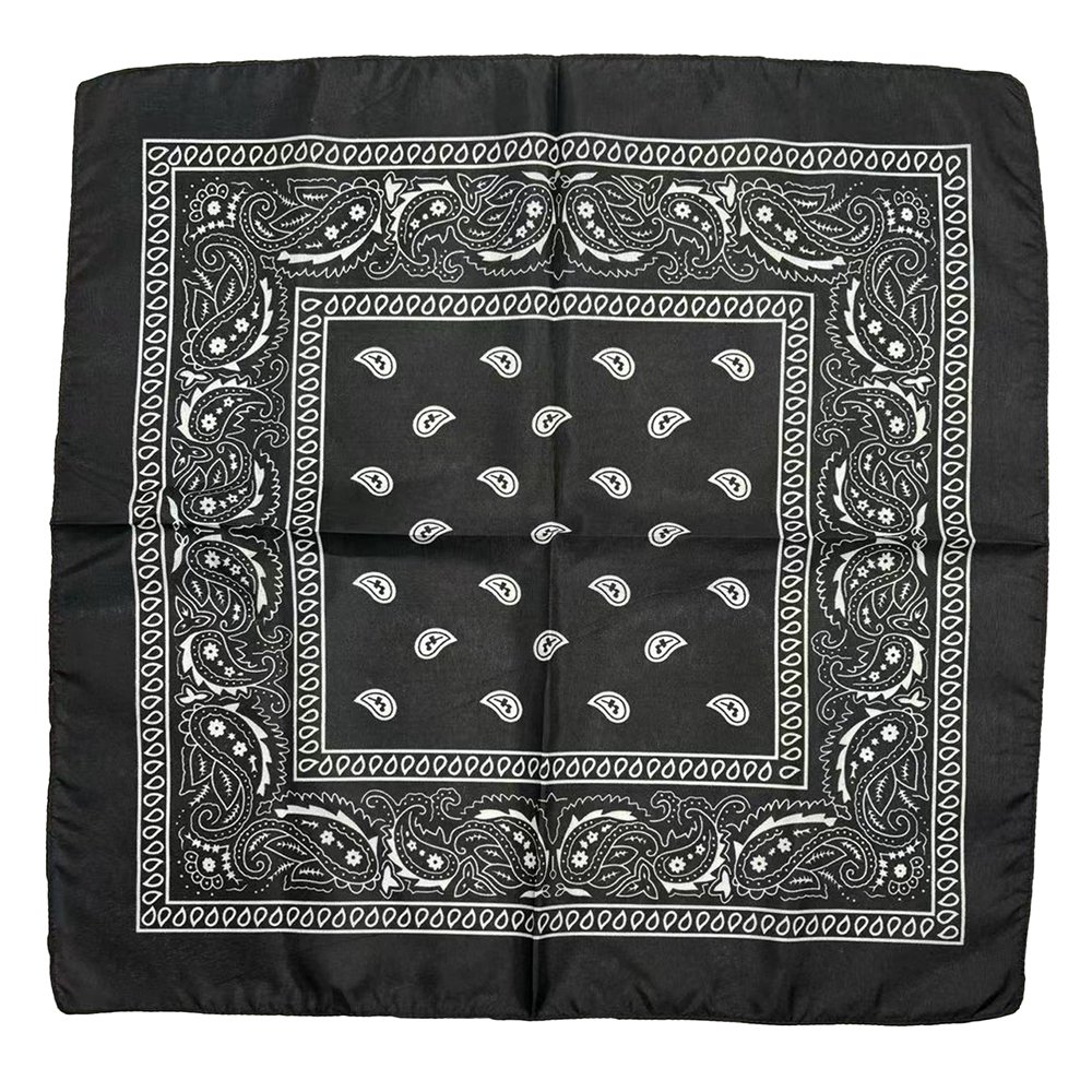 Wholesale Custom Design Bandana Sport Headwear Fashion Printed Square Scarf & Handkerchiefs with Cartoon Pattern for Party Style