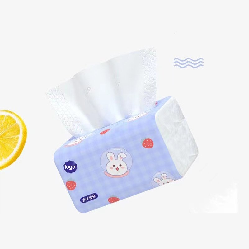 OEM High Quality Facial Tissue Paper Customized 3/4 /4 Ply Wood Pulp Paper Facial Tissue For Home