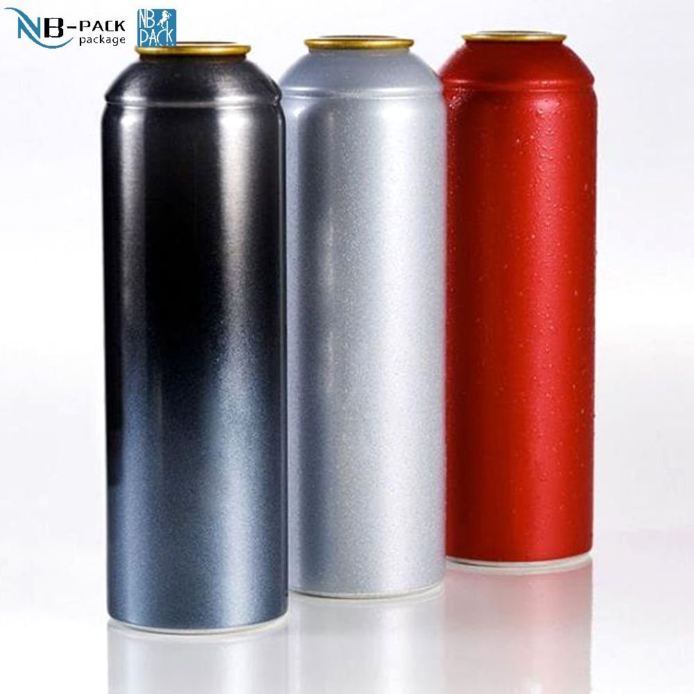 High-Grade Aluminum Aerosol Can with Custom Logo for Skincare and Beauty Use