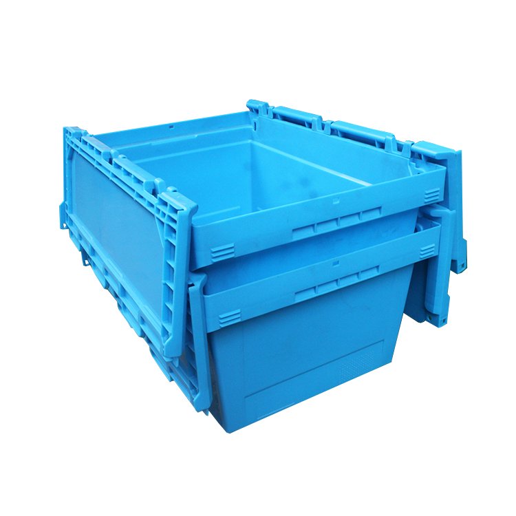 HDPE plastic storage crate, large capacity plastic moving crate, plastic storage crate