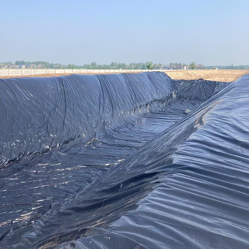 Price discount: HDPE high-density polyethylene geomembrane pond lining 2mm landfill biological digestion tank lining geomembrane