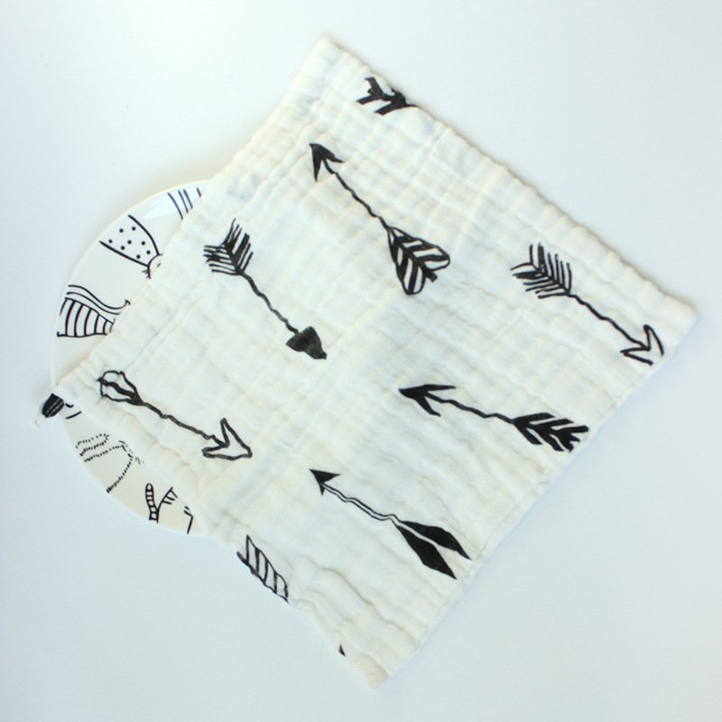 wholesale cheap price 100% cotton newborn handkerchief soft 6layers muslin baby face towel