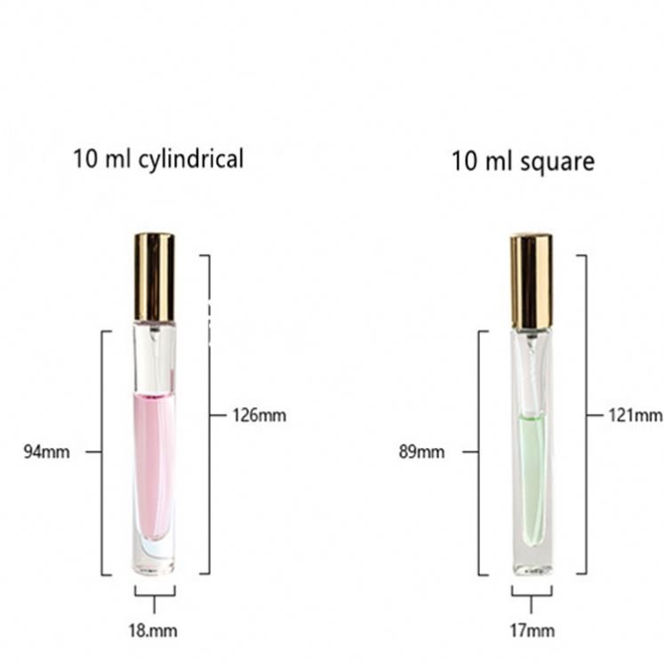 FTS China Custom Wholesale Luxury Empty Perfume Essential Oil Spray Glass Perfume Bottle 10ml