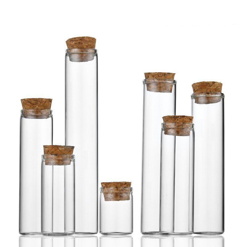 Hot sale 22 bayonet 5ml 8ml 10ml 14ml 16ml 20ml control bottle wishing bottle floating cork small glass bottle