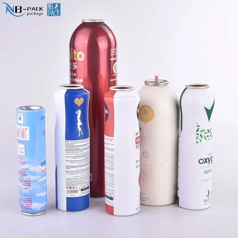 Wholesale Manufacturer 20ml 50ml 100ml 120ml 250ml 300ml Aluminum Empty Aerosol Spray Tin Can For Skincare And Beauty Packaging
