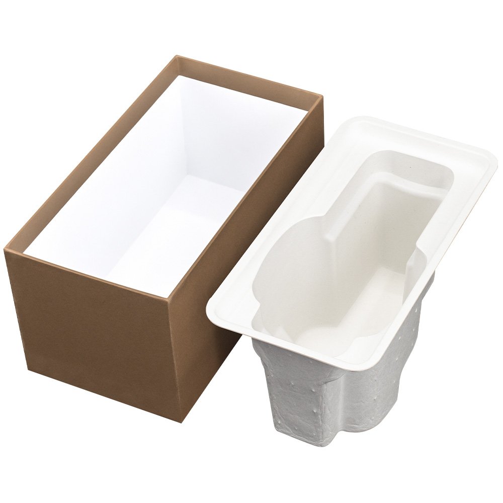 Custom Logo Heaven Earth Cover Jewelry Box Packaging Rigid Environment-Friendly Sunglass Gift Box Sugarcane Pulp Skincare Paper