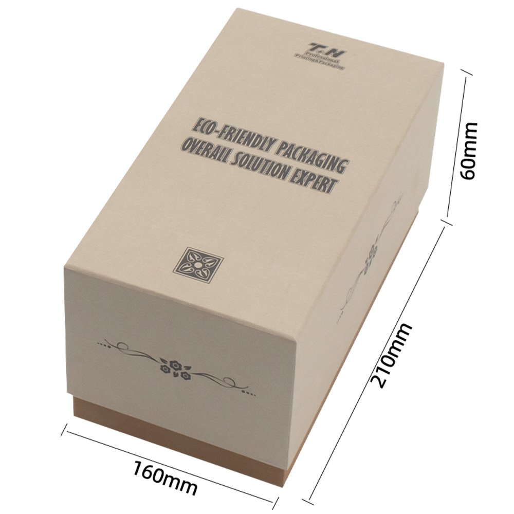 Custom Logo Heaven Earth Cover Jewelry Box Packaging Rigid Environment-Friendly Sunglass Gift Box Sugarcane Pulp Skincare Paper