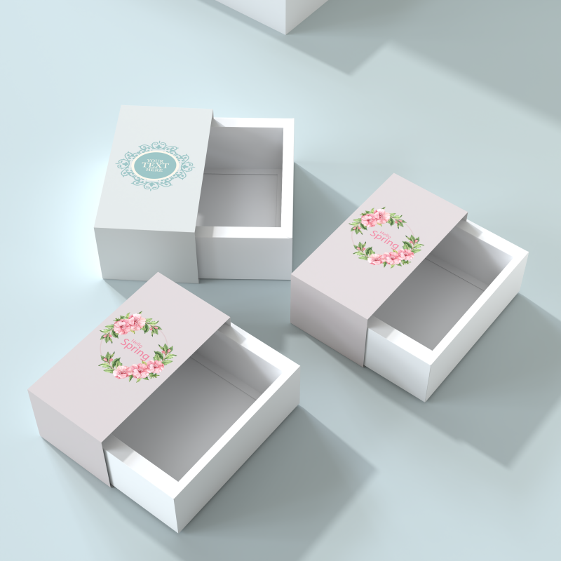 High Quality Environmentally Friendly Biodegradable Material Drawer Box Soap Handmade Soap Packaging Box
