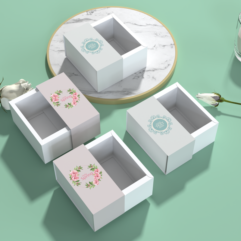 High Quality Environmentally Friendly Biodegradable Material Drawer Box Soap Handmade Soap Packaging Box