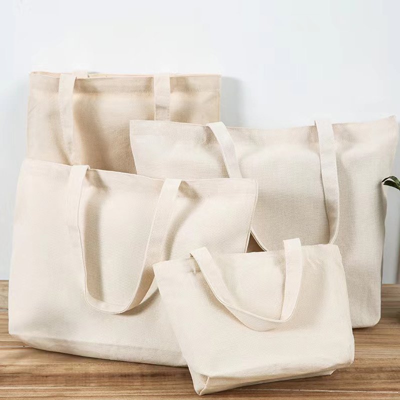 Wholesale Reusable Colores 12 OZ Oversize Extra Large Size Custom Printing Logo Shopping Cotton Canvas Tote Bag
