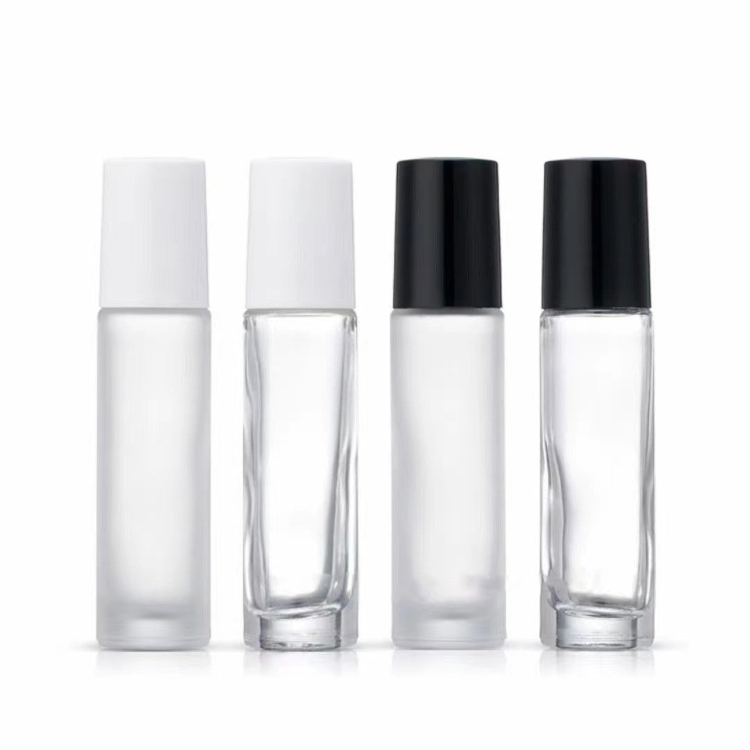3ml 5ml 10ml Slim Roller Ball Bottle Brown Transparent Essential Oil Bottle Roll On Bottle