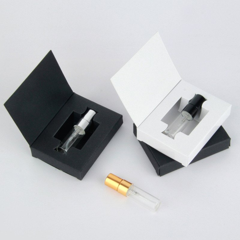 Hot Selling 3ml 5ml 10ml Portable Refillable Perfume Glass Bottle Spray Mini Glass Bottle With Paper Box Package