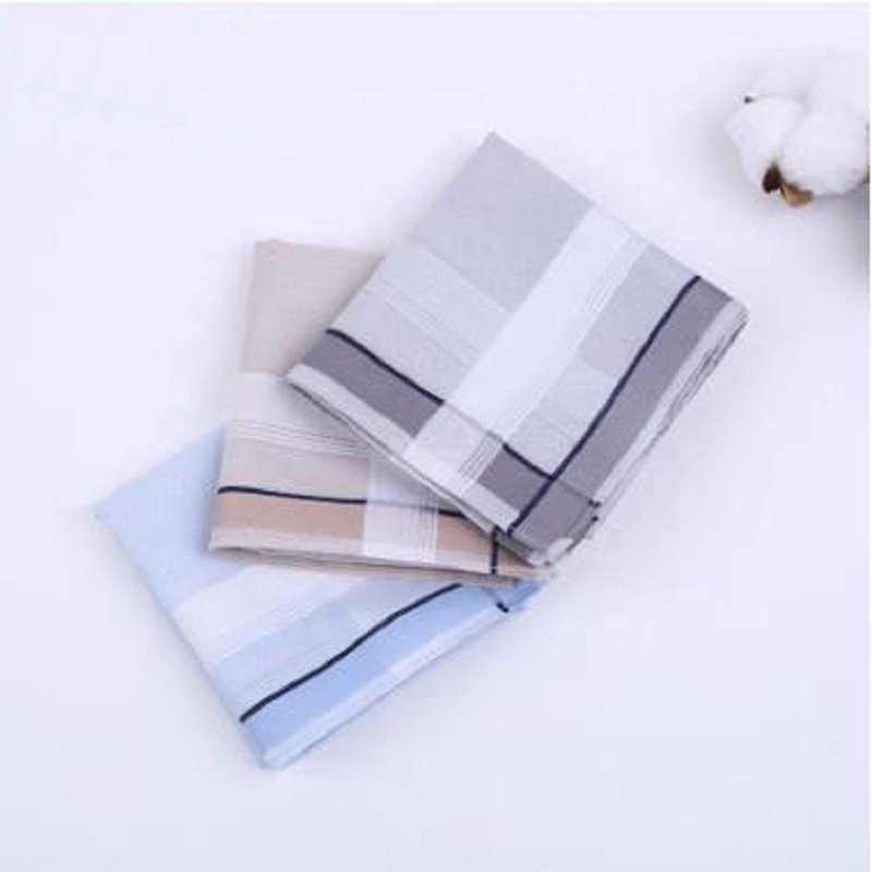 Freeshipping 1pc 43*43cm new 100% Cotton Handkerchiefs Business Men Handkerchief