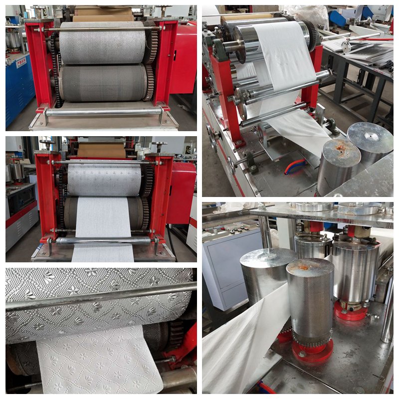 Paper Handkerchief Tissue Napkin Making Machine Fully Automatic Production Line napkin paper making machine and packing
