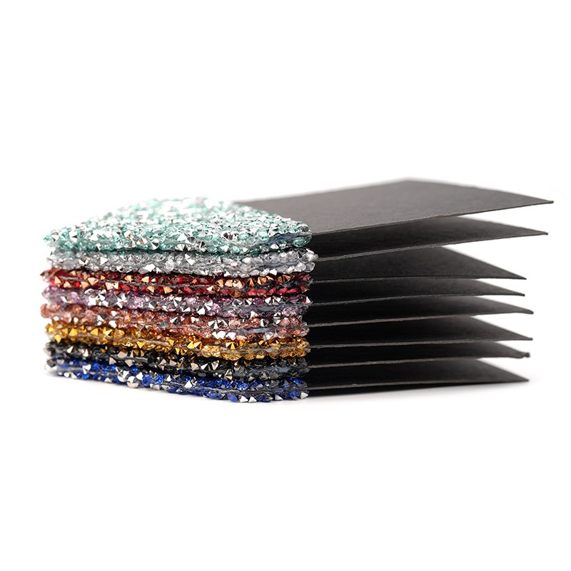 Direct Insertion Type Pre Folded Handkerchief Pocket Square On Card Board Holder