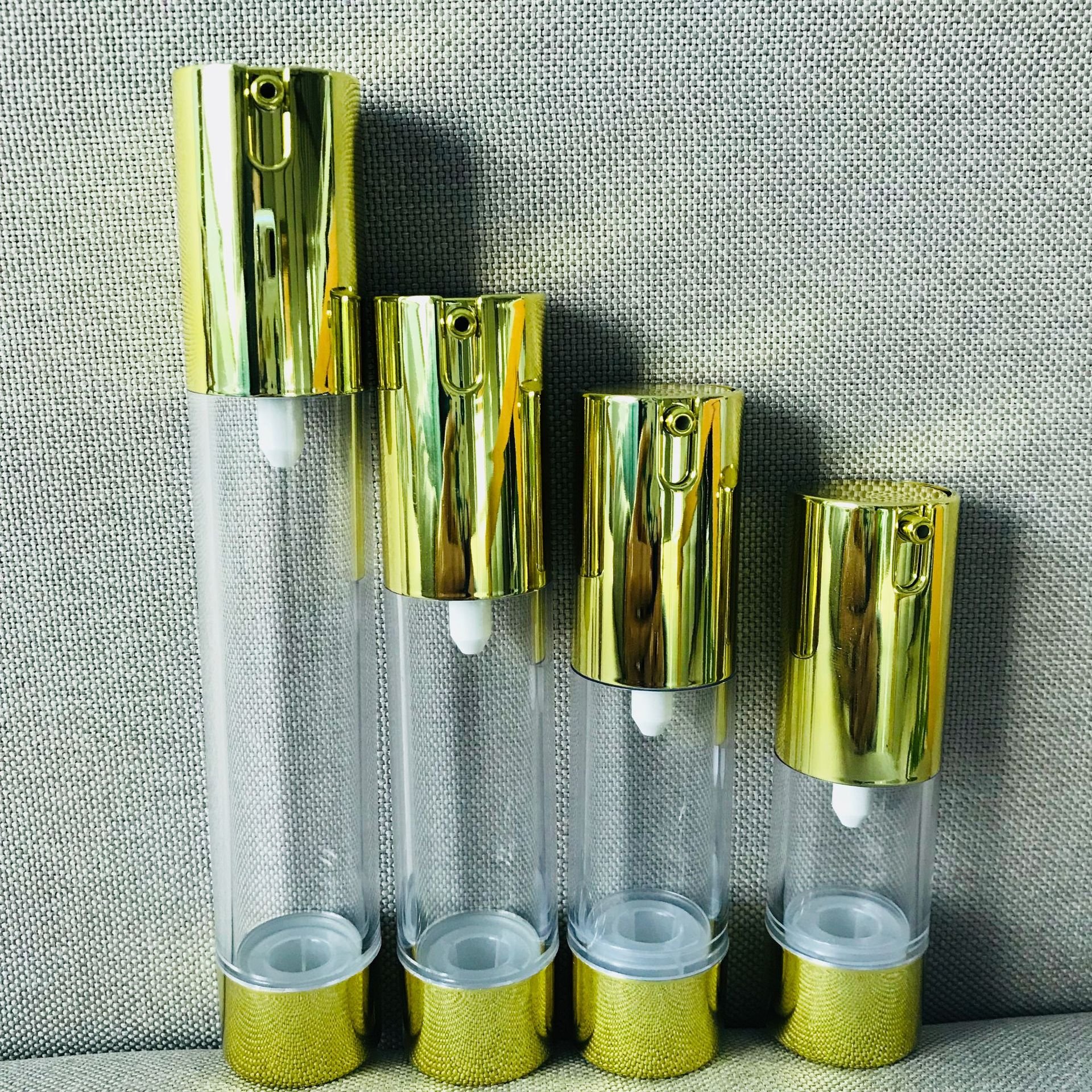 FTS 10ml 15ml 20ml 30ml Vacuum Cosmetic Lotion and Spray Serum Face Cream Foundation Airless Pump Bottle