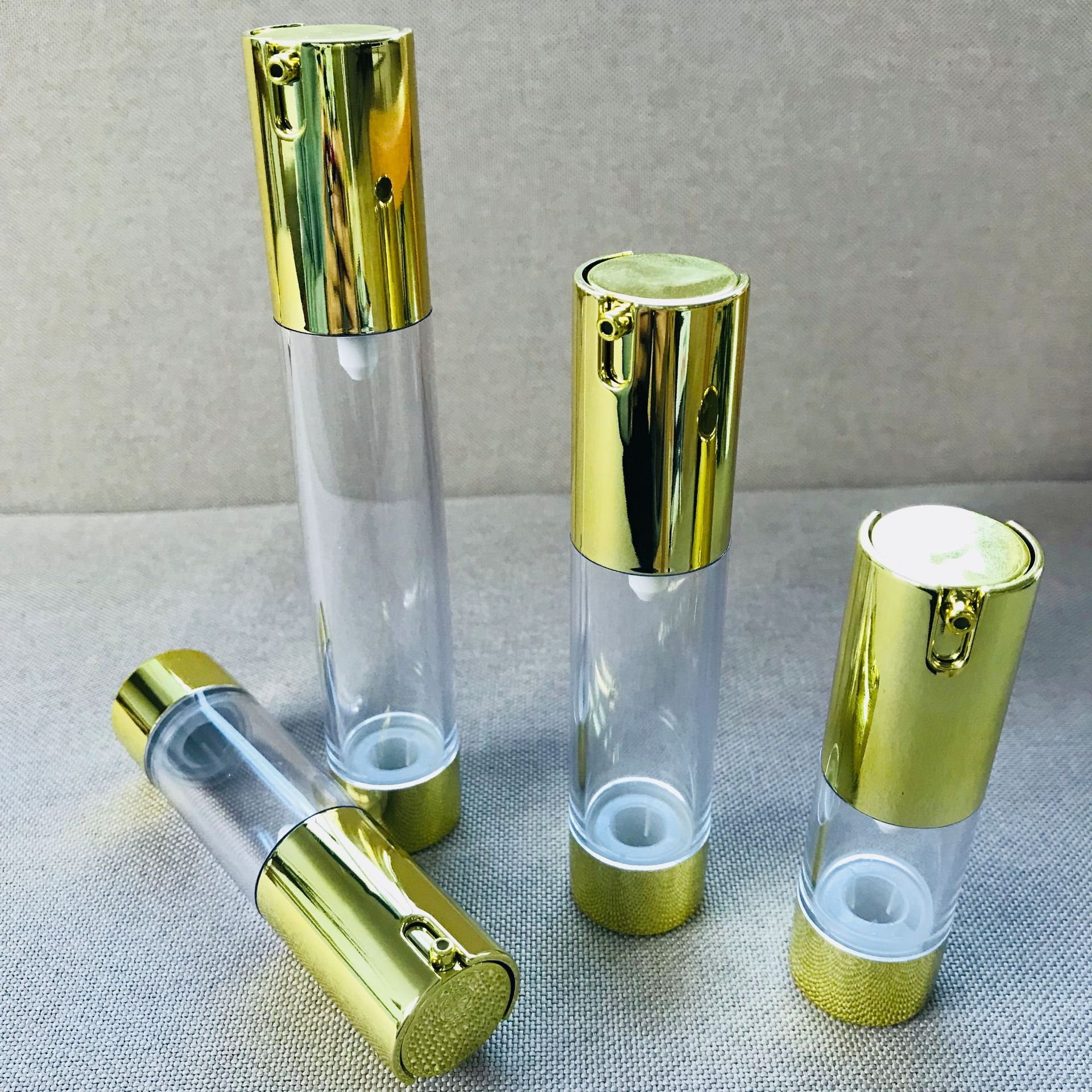 FTS 10ml 15ml 20ml 30ml Vacuum Cosmetic Lotion and Spray Serum Face Cream Foundation Airless Pump Bottle
