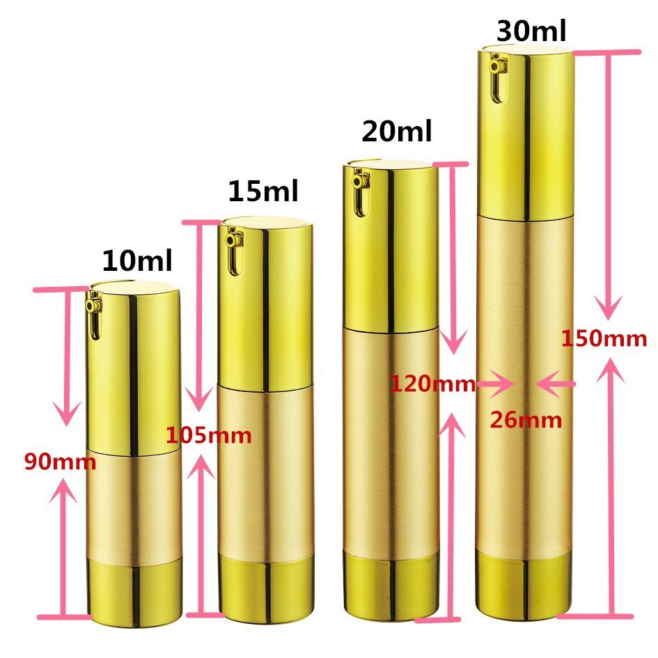 FTS 10ml 15ml 20ml 30ml Vacuum Cosmetic Lotion and Spray Serum Face Cream Foundation Airless Pump Bottle