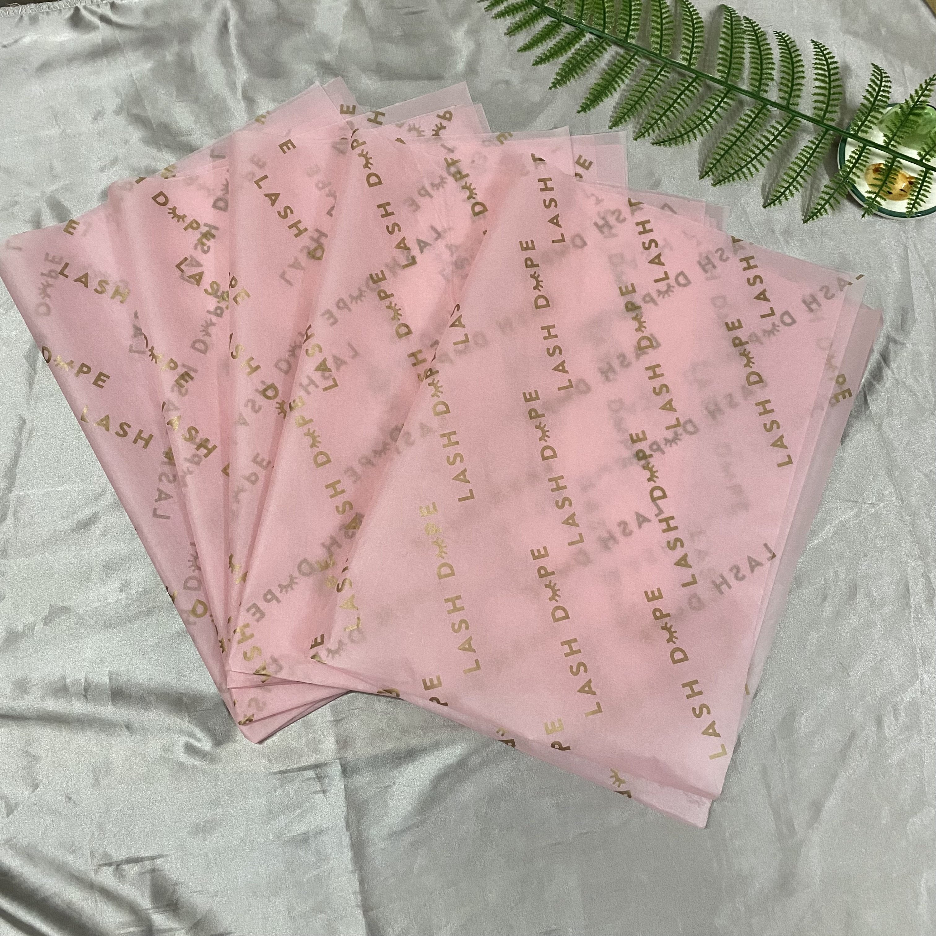 Wedding Party Luxury Custom Your Own Logo Gift Packaging Paper Bouquet Box Gift Wrapping Tissue Paper