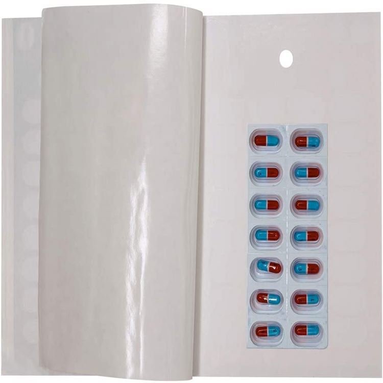 2024 Hot Sell Container Clear Medication Tray vegan Empty Capsule Blister Cards Pack Empty capsules size 000
