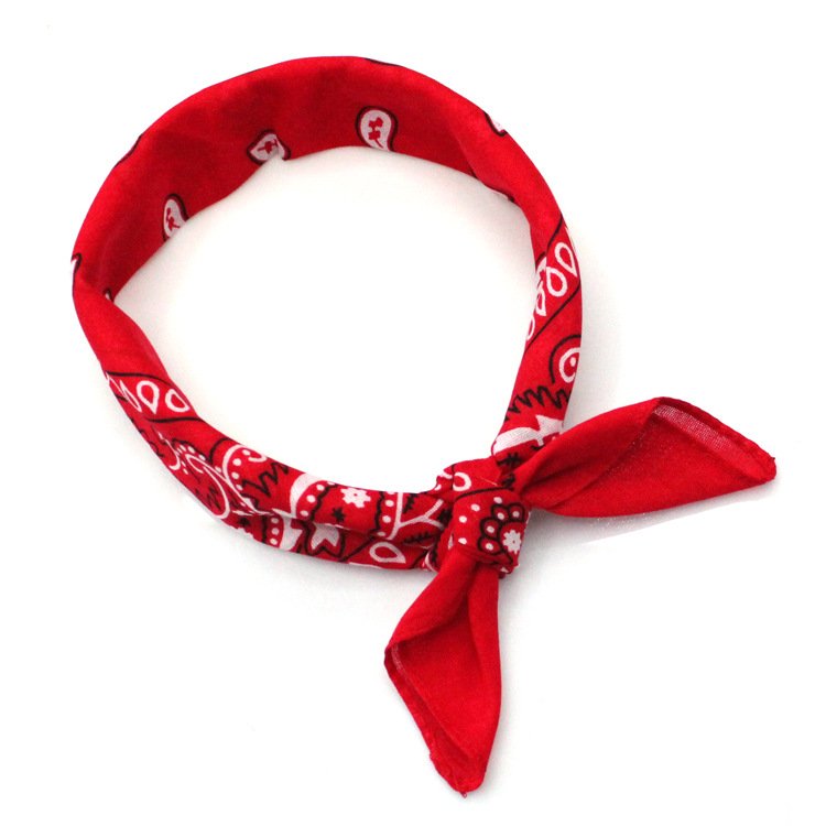 Square Bandana Wholesale Fashion Paisley Pattern Handkerchief Printing Bandana Cheap Cotton Bandana